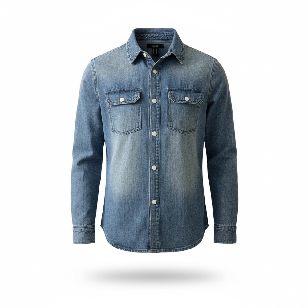 Classic Blue Denim Shirt
